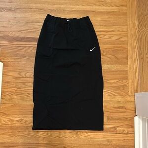 Nike black maxi skirt
